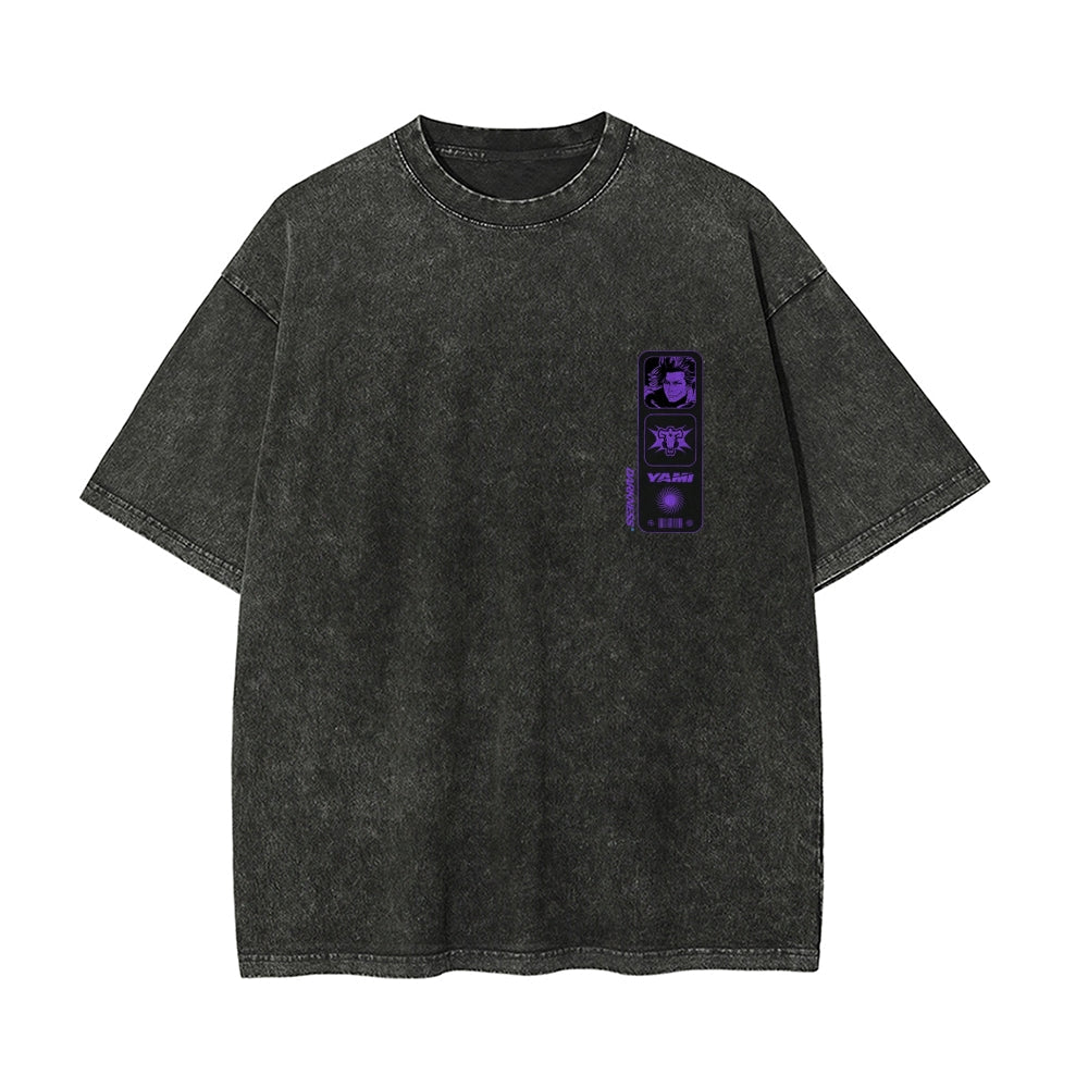 Yami Vintage Oversized T-Shirt Herren | Black Clover