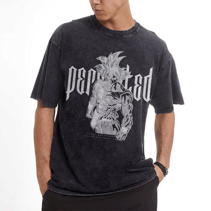 Goku Perfected Vintage T-Shirt Herren | Dragon Ball Super