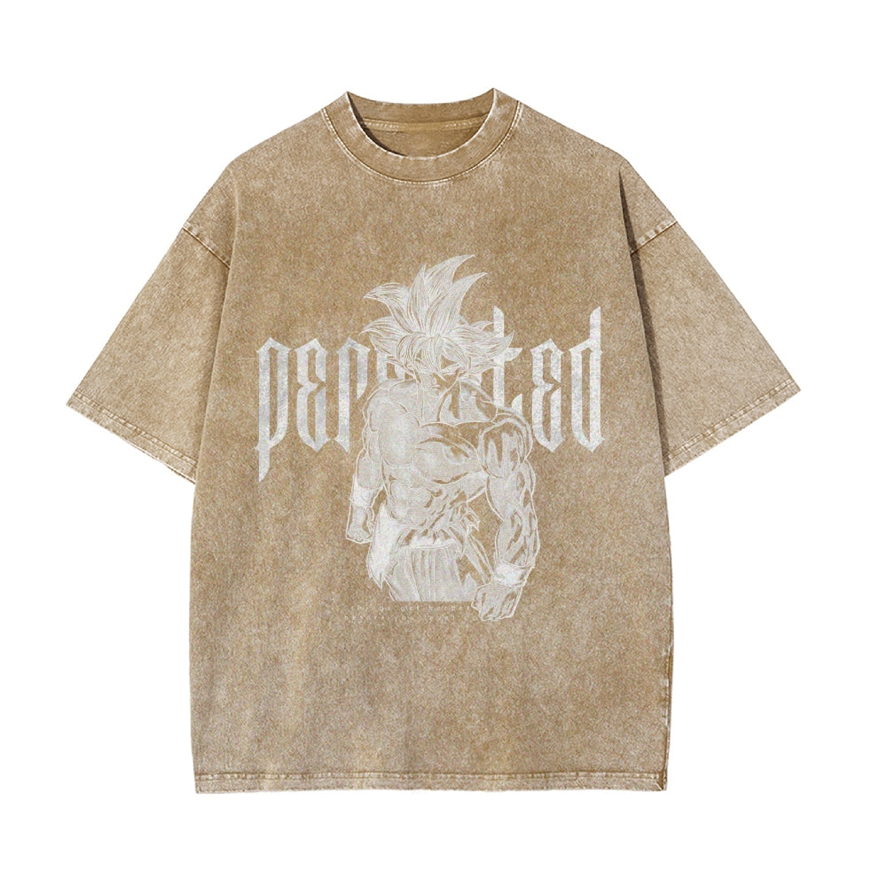 Goku Perfected Vintage T-Shirt Herren | Dragon Ball Super