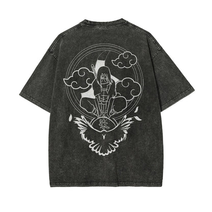 Itachi Vintage Oversized T-Shirt Herren | Naruto