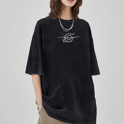 Itachi Vintage Oversized T-Shirt Herren | Naruto