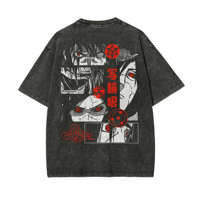 Obito Vintage Oversized T-Shirt Herren | Naruto Shippuden