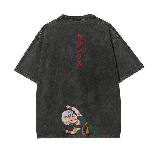 Q EDITION Trunks Vintage T-SHIRT | DRAGON BALL SUPER