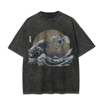 Lugia Shirt, Pokemon Shirt, Anime Motiv Shirt, Vintage T-Shirt Herren | Pokemon