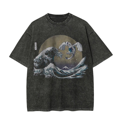 Lugia Shirt, Pokemon Shirt, Anime Motiv Shirt, Vintage T-Shirt Herren | Pokemon