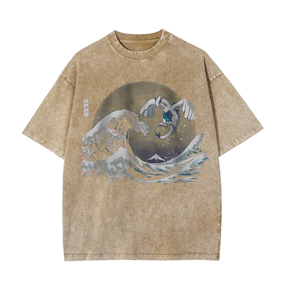Lugia Shirt, Pokemon Shirt, Anime Motiv Shirt, Vintage T-Shirt Herren | Pokemon