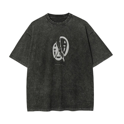 Vintage Oversized T-Shirt Herren|Spirited Away