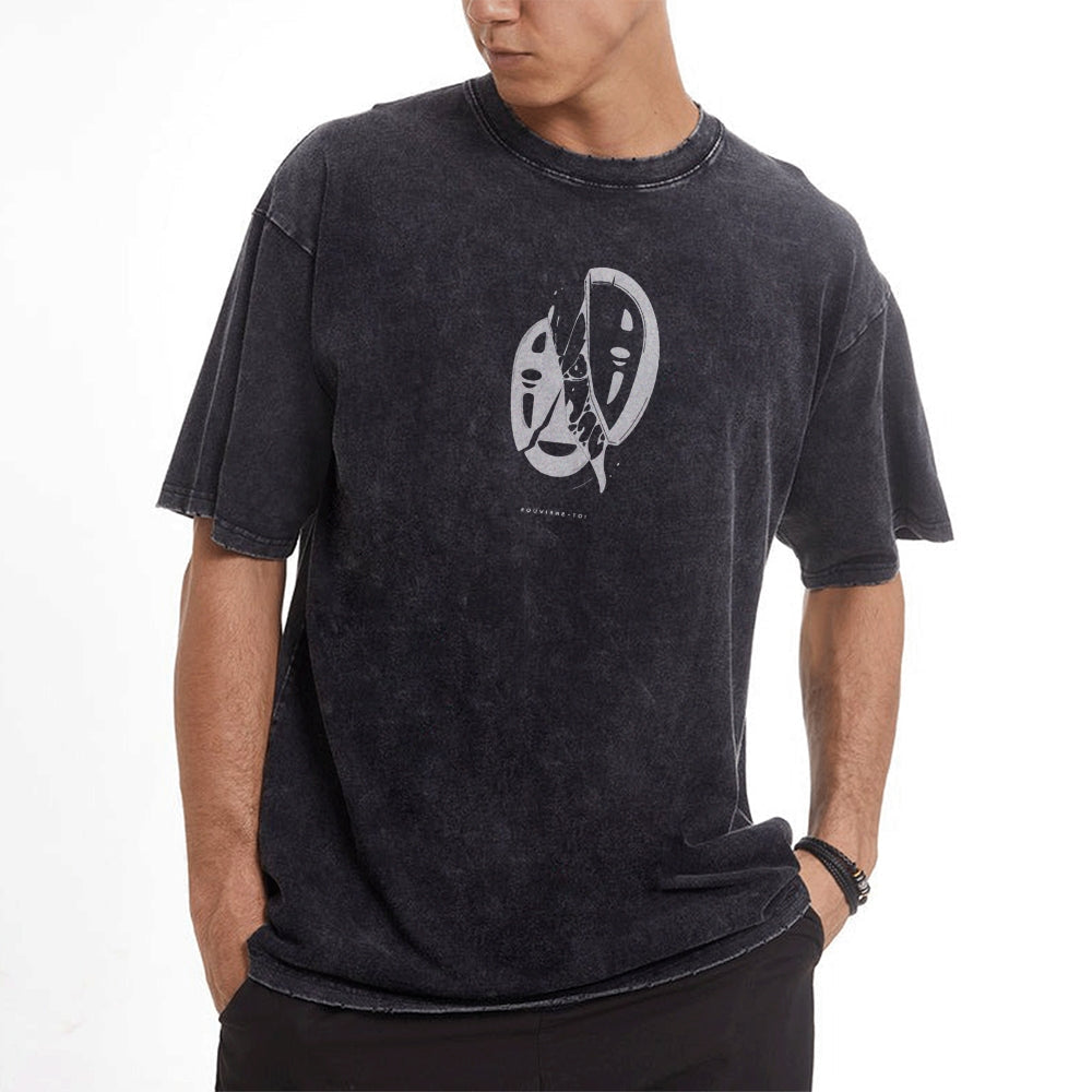 Vintage Oversized T-Shirt Herren|Spirited Away