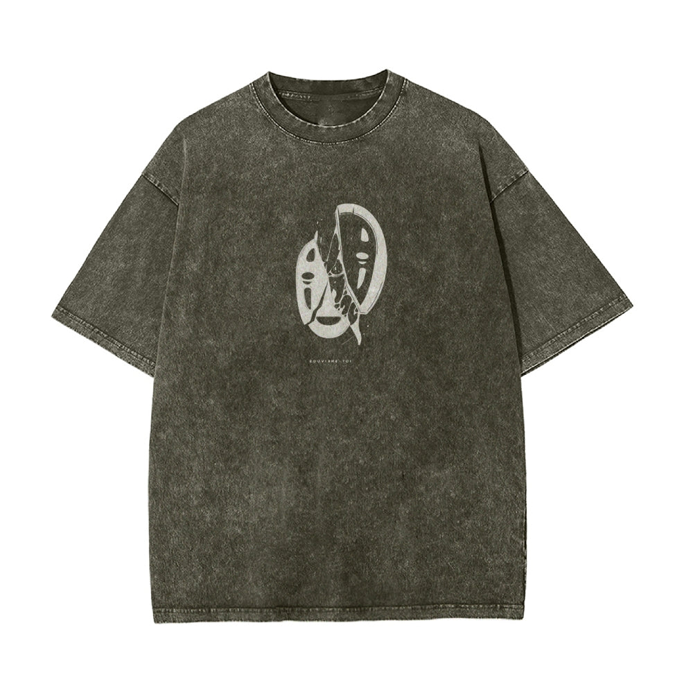 Vintage Oversized T-Shirt Herren|Spirited Away