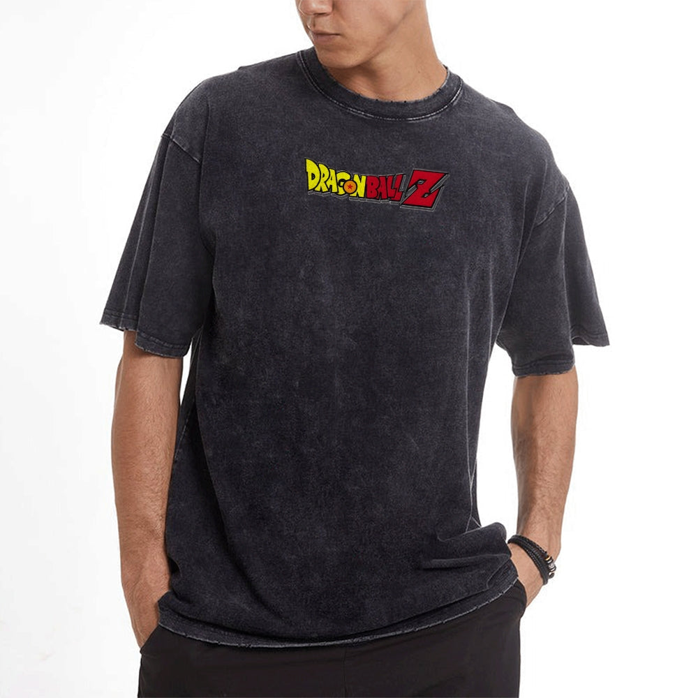 Vintage Oversized T-Shirt Herren Vegeta