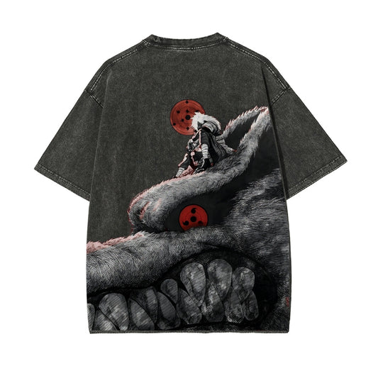 Vintage Oversized T-Shirt Herren|Naruto