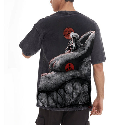 Vintage Oversized T-Shirt Herren|Naruto