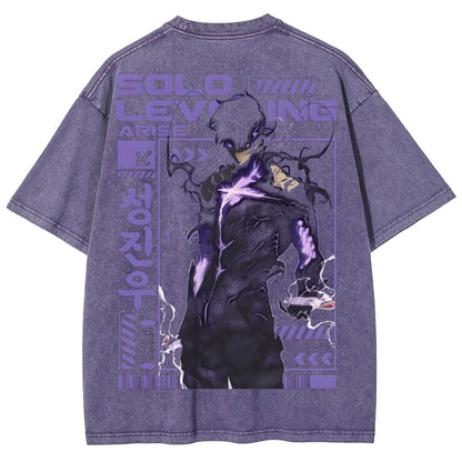Solo Leveling Unisex Fit T-Shirt (gewaschen) 2502007460
