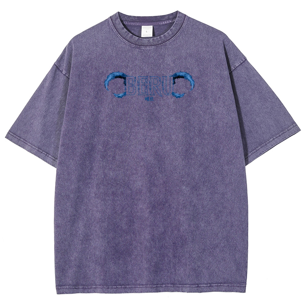 Solo Leveling Unisex-Fit, gewaschenes T-Shirt 2502007532