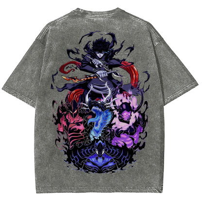 Solo Leveling Unisex T-Shirt (verwaschen) 2502009647