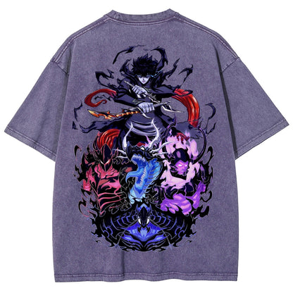 Solo Leveling Unisex T-Shirt (verwaschen) 2502009647