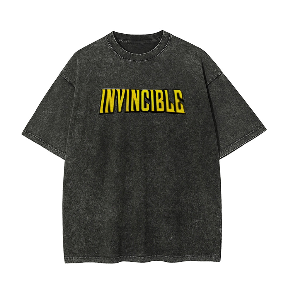 Vintage Oversized T-Shirt Herren Invincible