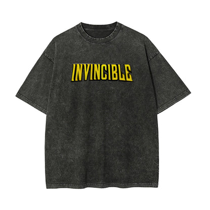 Vintage Oversized T-Shirt Herren Invincible