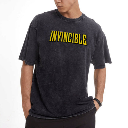 Vintage Oversized T-Shirt Herren Invincible