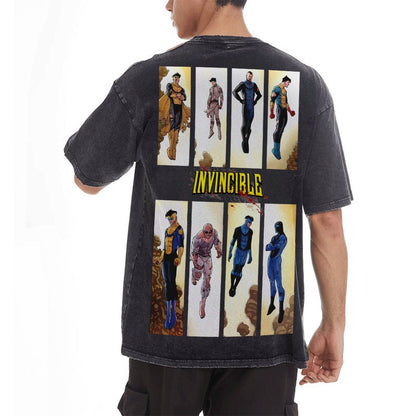 Vintage Oversized T-Shirt Herren Invincible