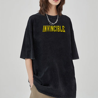 Vintage Oversized T-Shirt Herren Invincible