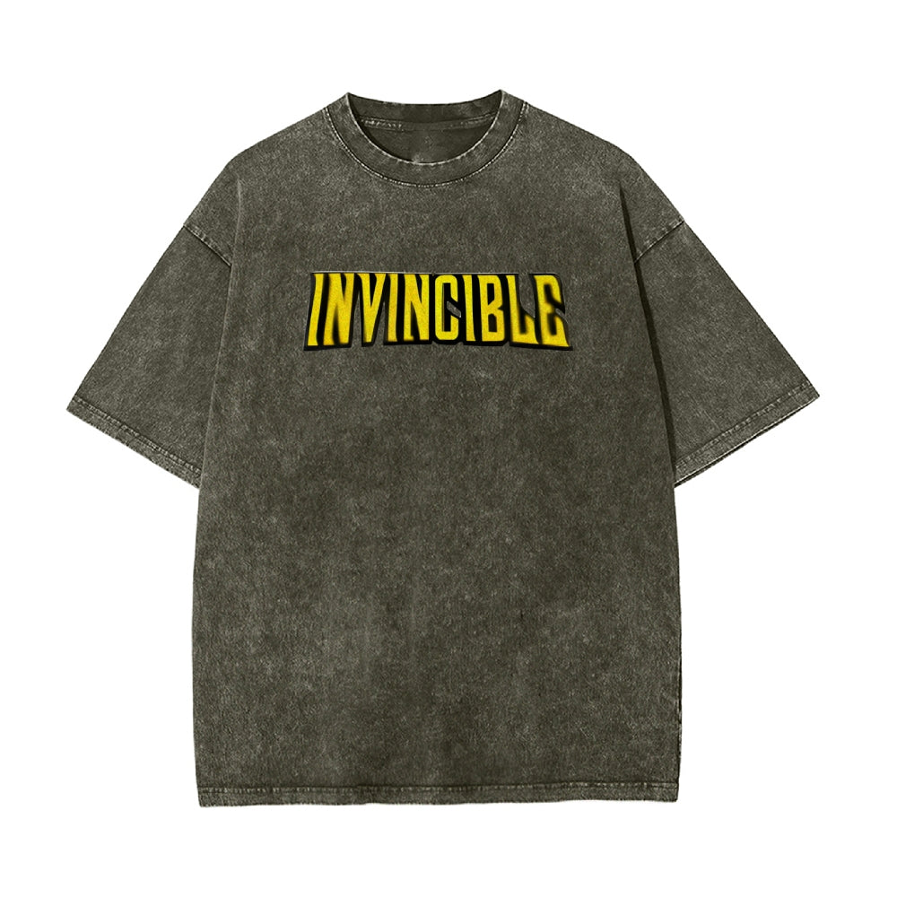 Vintage Oversized T-Shirt Herren Invincible