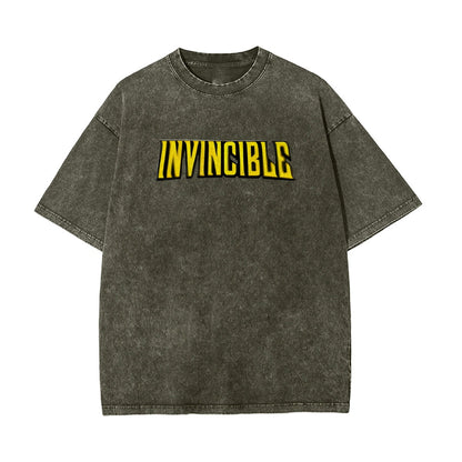 Vintage Oversized T-Shirt Herren Invincible