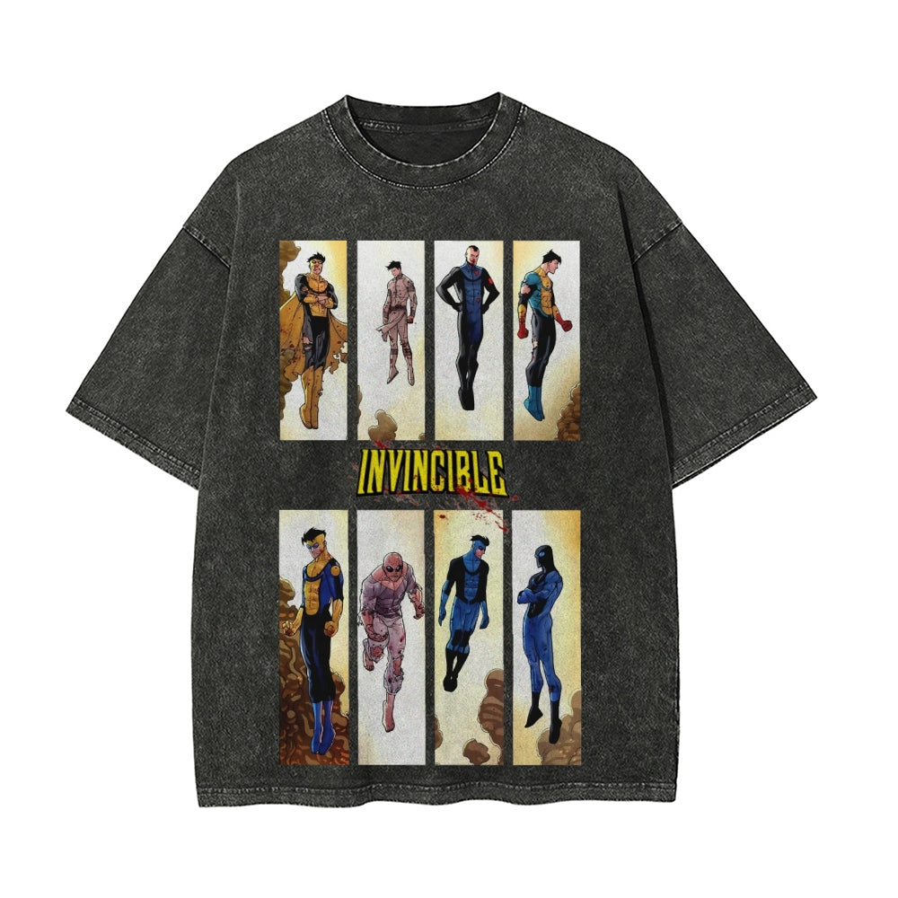 Vintage Oversized T-Shirt Herren Invincible