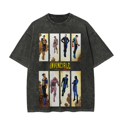 Vintage Oversized T-Shirt Herren Invincible