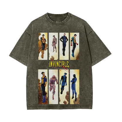 Vintage Oversized T-Shirt Herren Invincible