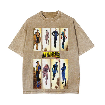 Vintage Oversized T-Shirt Herren Invincible