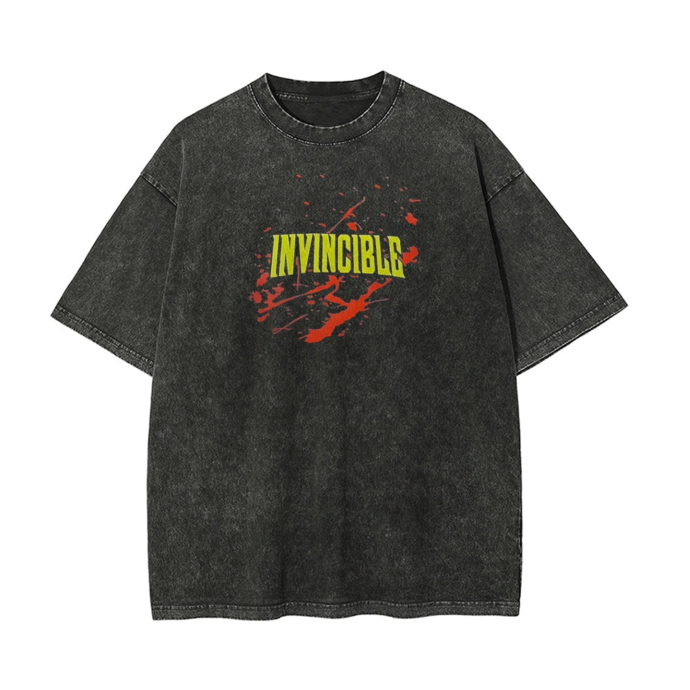 Vintage Oversized T-Shirt Herren Invincible