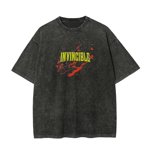 Vintage Oversized T-Shirt Herren Invincible