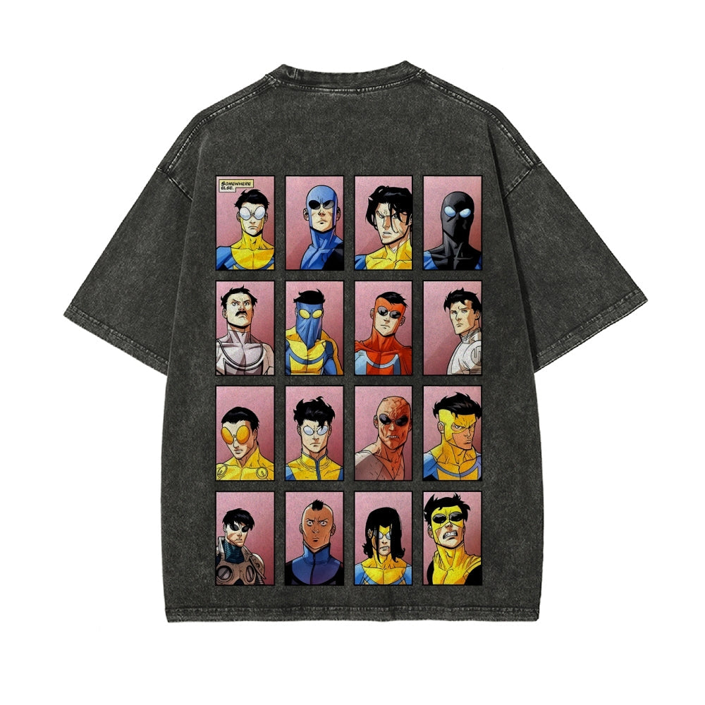 Vintage Oversized T-Shirt Herren Invincible