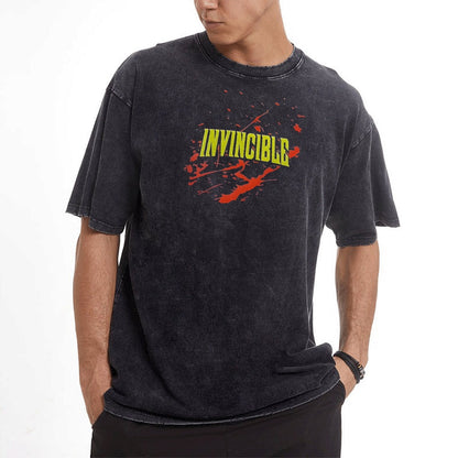 Vintage Oversized T-Shirt Herren Invincible