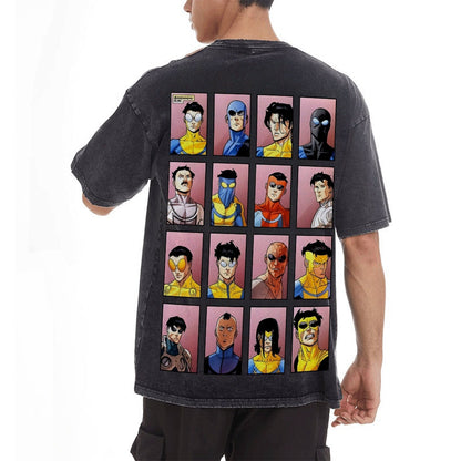 Vintage Oversized T-Shirt Herren Invincible