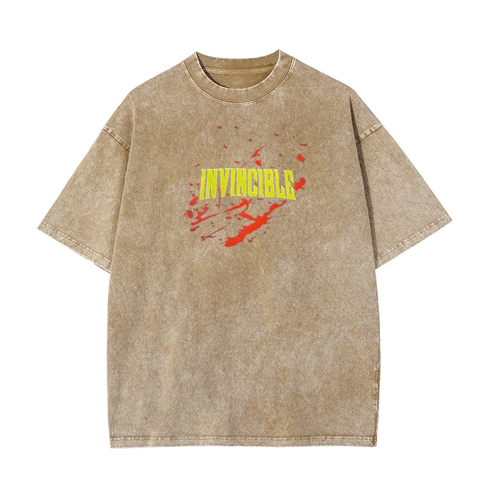 Vintage Oversized T-Shirt Herren Invincible