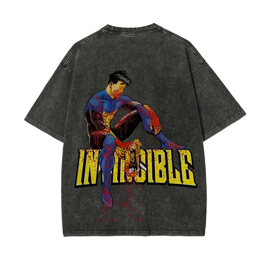 Vintage Oversized T-Shirt Herren Invincible