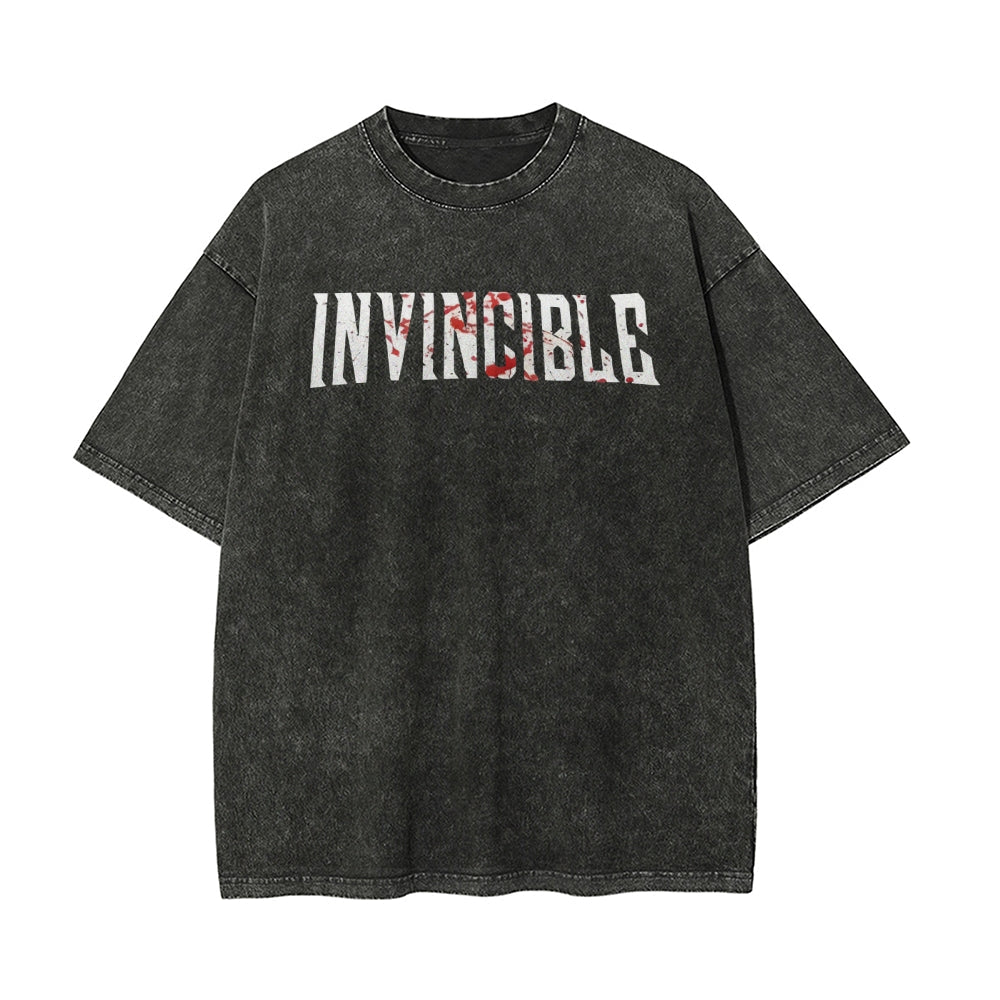 Vintage Oversized T-Shirt Herren Invincible