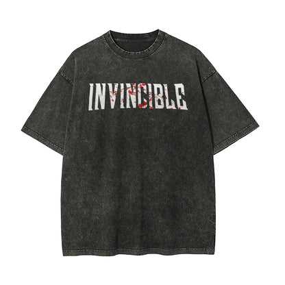 Vintage Oversized T-Shirt Herren Invincible