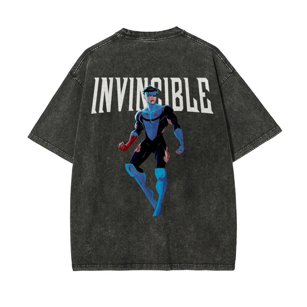 Vintage Oversized T-Shirt Herren Invincible