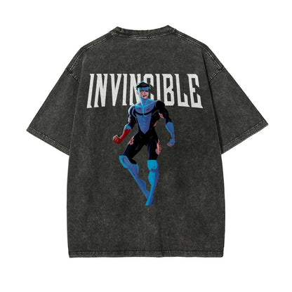 Vintage Oversized T-Shirt Herren Invincible