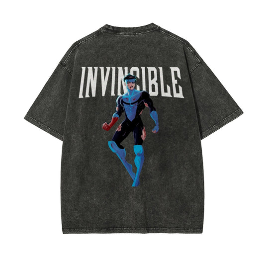Vintage Oversized T-Shirt Herren Invincible