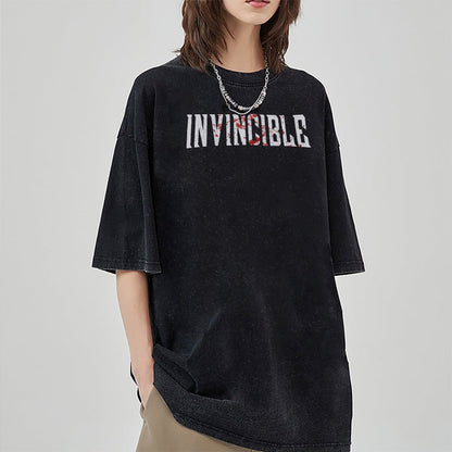 Vintage Oversized T-Shirt Herren Invincible