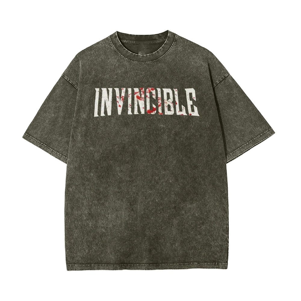 Vintage Oversized T-Shirt Herren Invincible