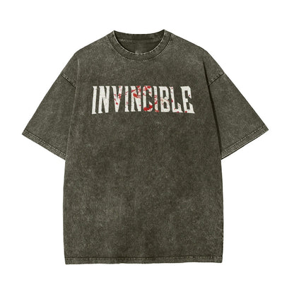 Vintage Oversized T-Shirt Herren Invincible