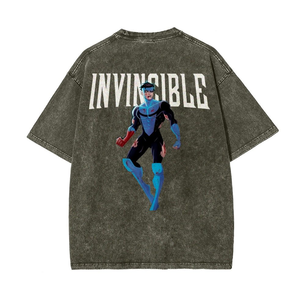Vintage Oversized T-Shirt Herren Invincible