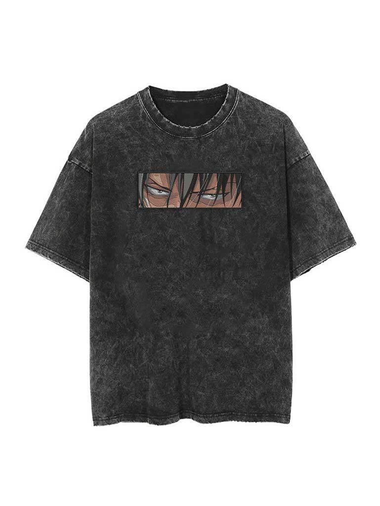 T-Shirt mit Levi Eyes-Stickerei