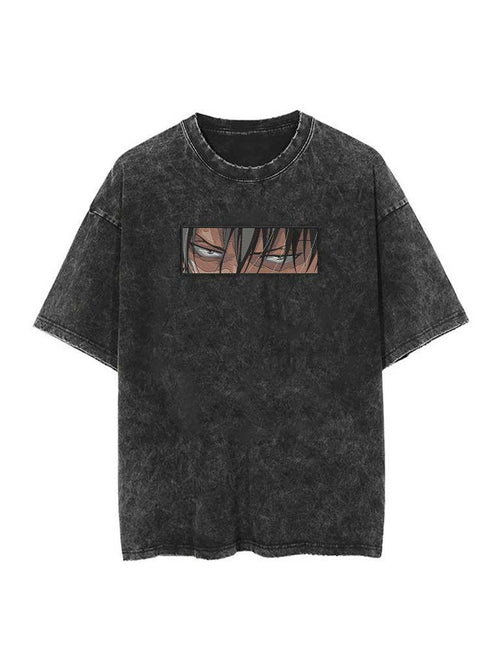 T-Shirt mit Levi Eyes-Stickerei