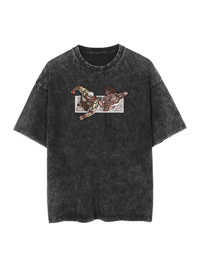 Titan Strike Stickerei-T-Shirt